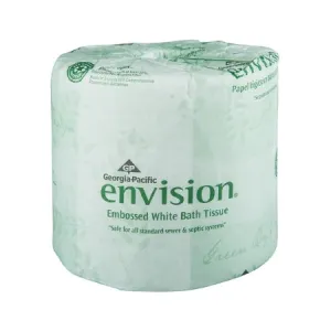 Georgia Pacific Professional Embossed Bathroom Tissue, 1-Ply - Includes 80 rolls.