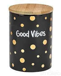 Good Vibes Luxury Ceramic Canister