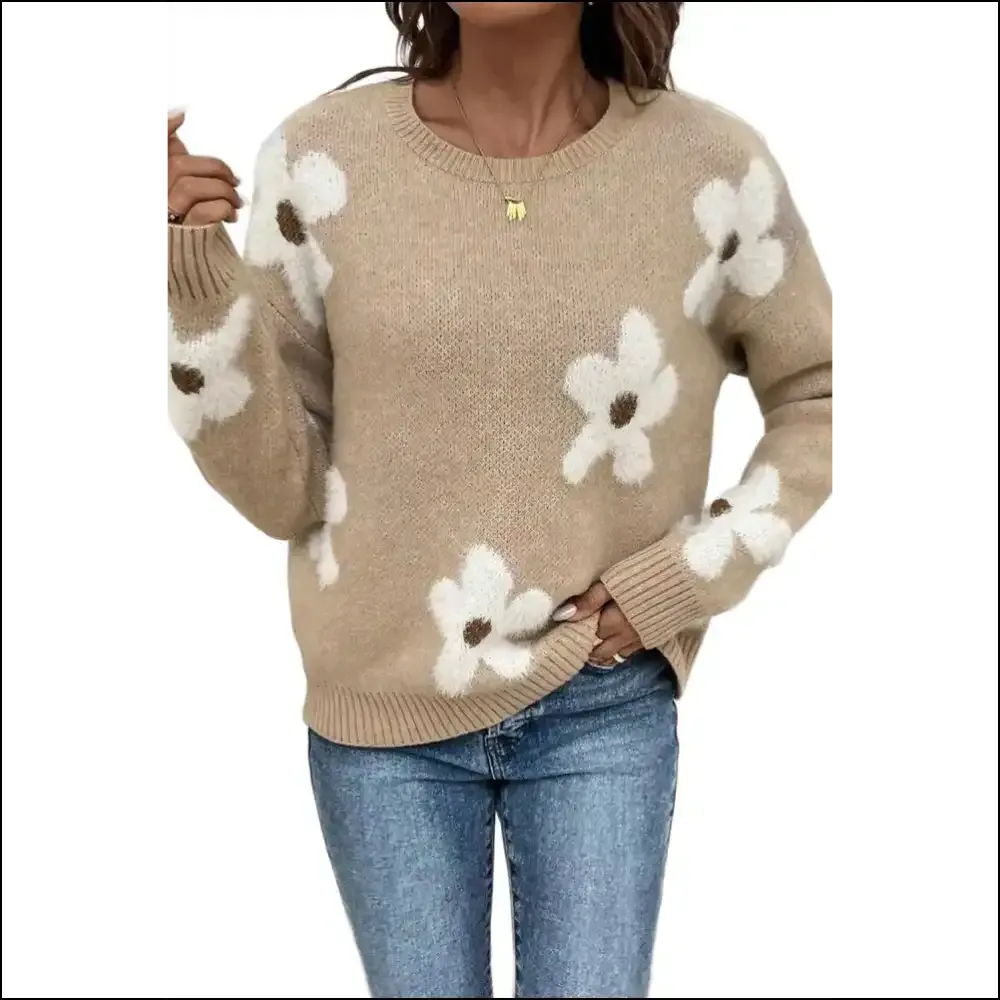 Groovy, Baby! Parchment 60s Daisy Flower Knit: Needful Things 😉