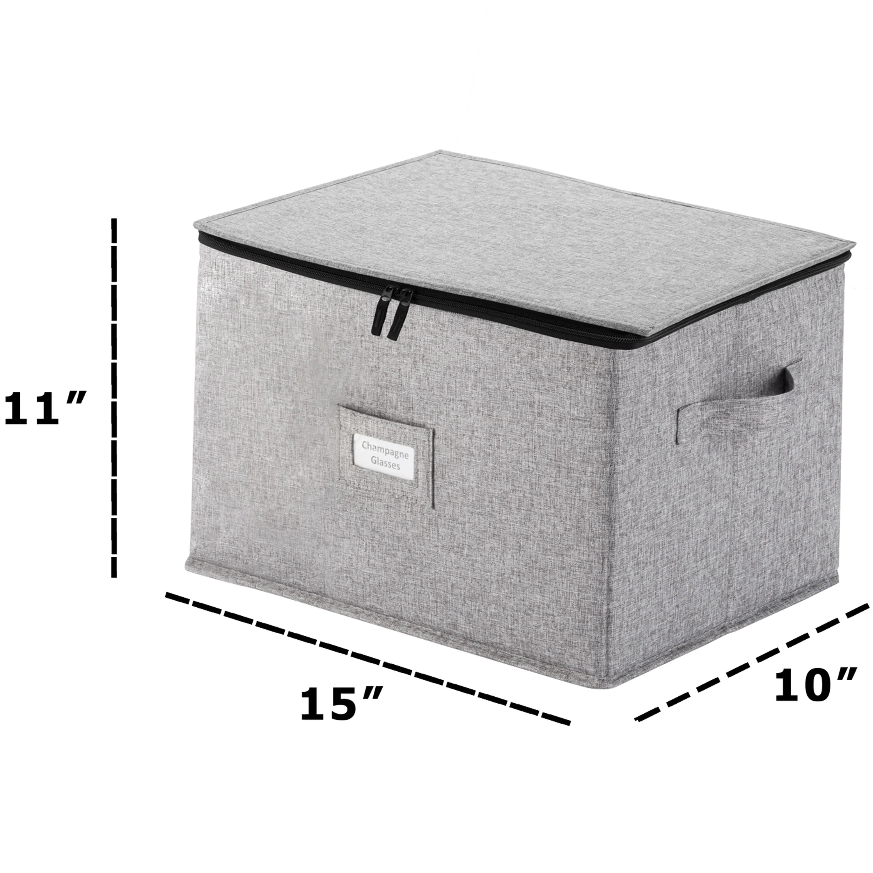 Hard Shell Champagne Flute Storage Box