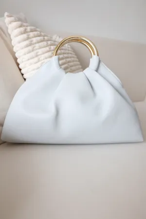 Harper Clutch- Blue