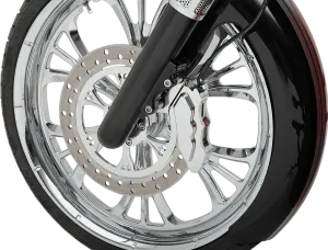 Hawg Halters Inc LHSCC6013 6-Piston Single Disc Front Brake Caliper - Chrome