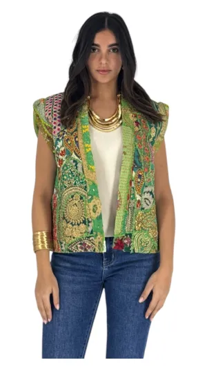 Hayat green vest
