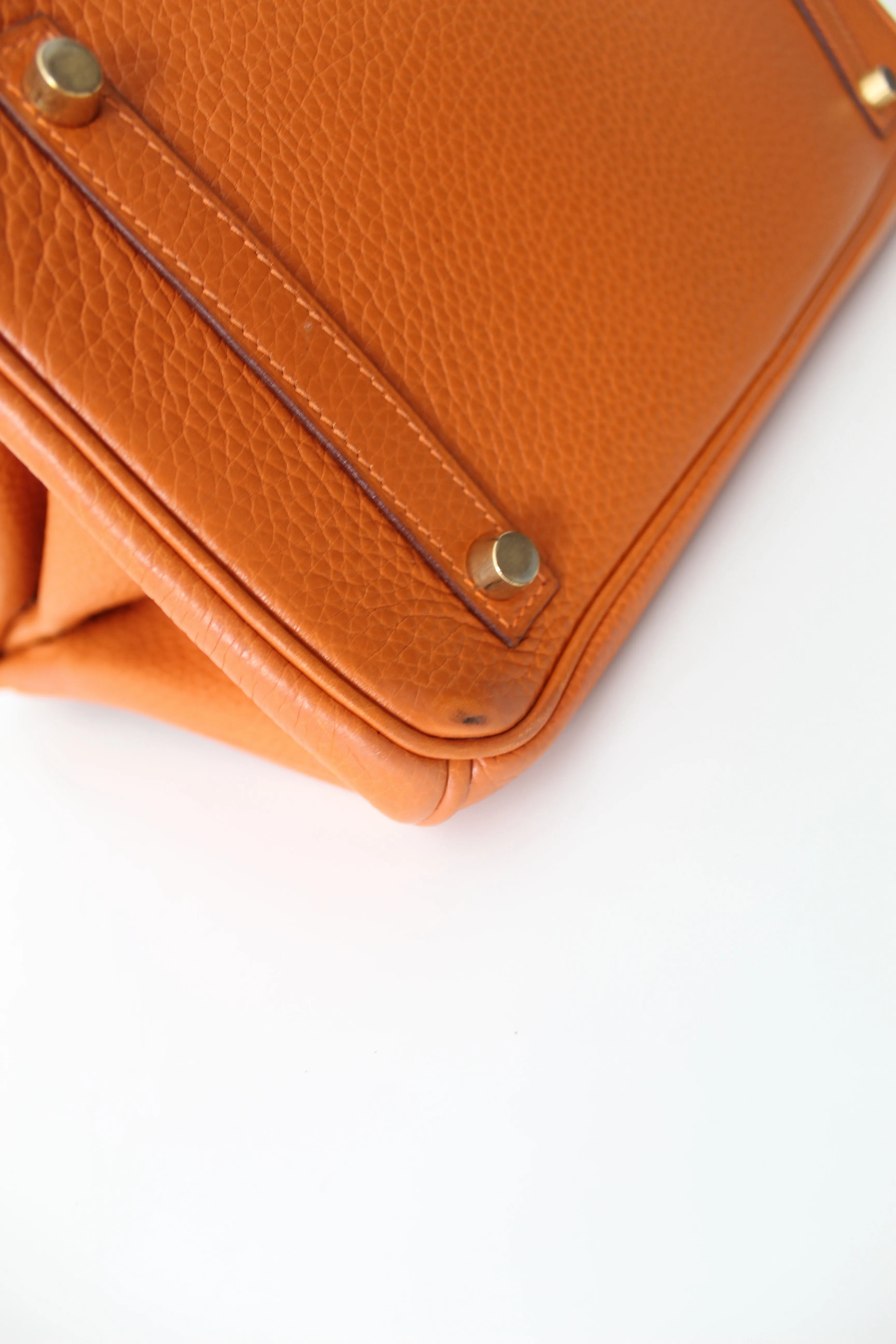 Hermes Orange Birkin 30