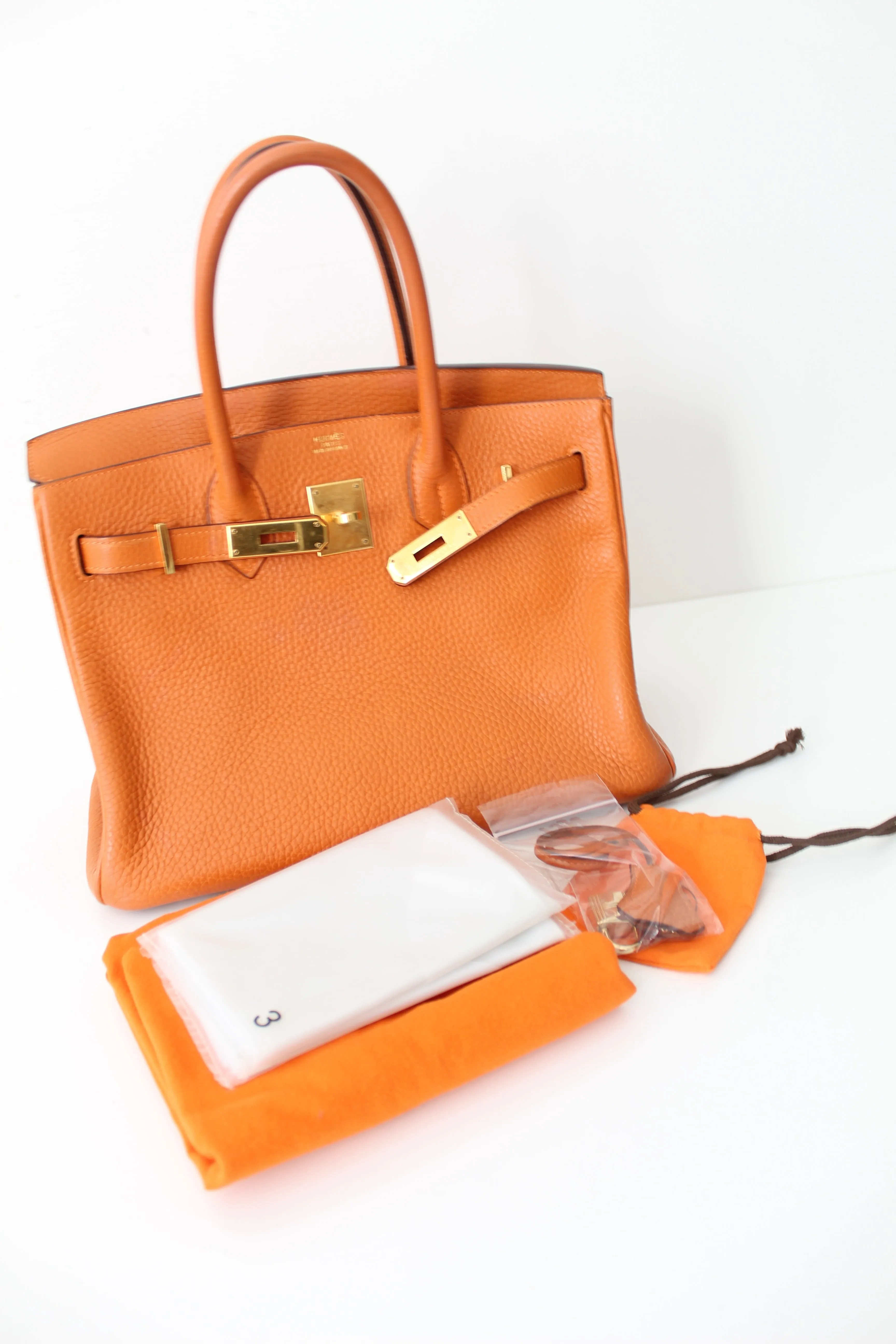 Hermes Orange Birkin 30