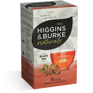 Higgins & Burke Cardamom Chai Black Tea 20's