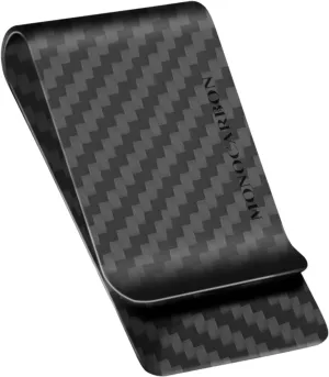 High Elastic Carbon Fiber Money Clip for Men, Minimalist Money Holder for Cash
