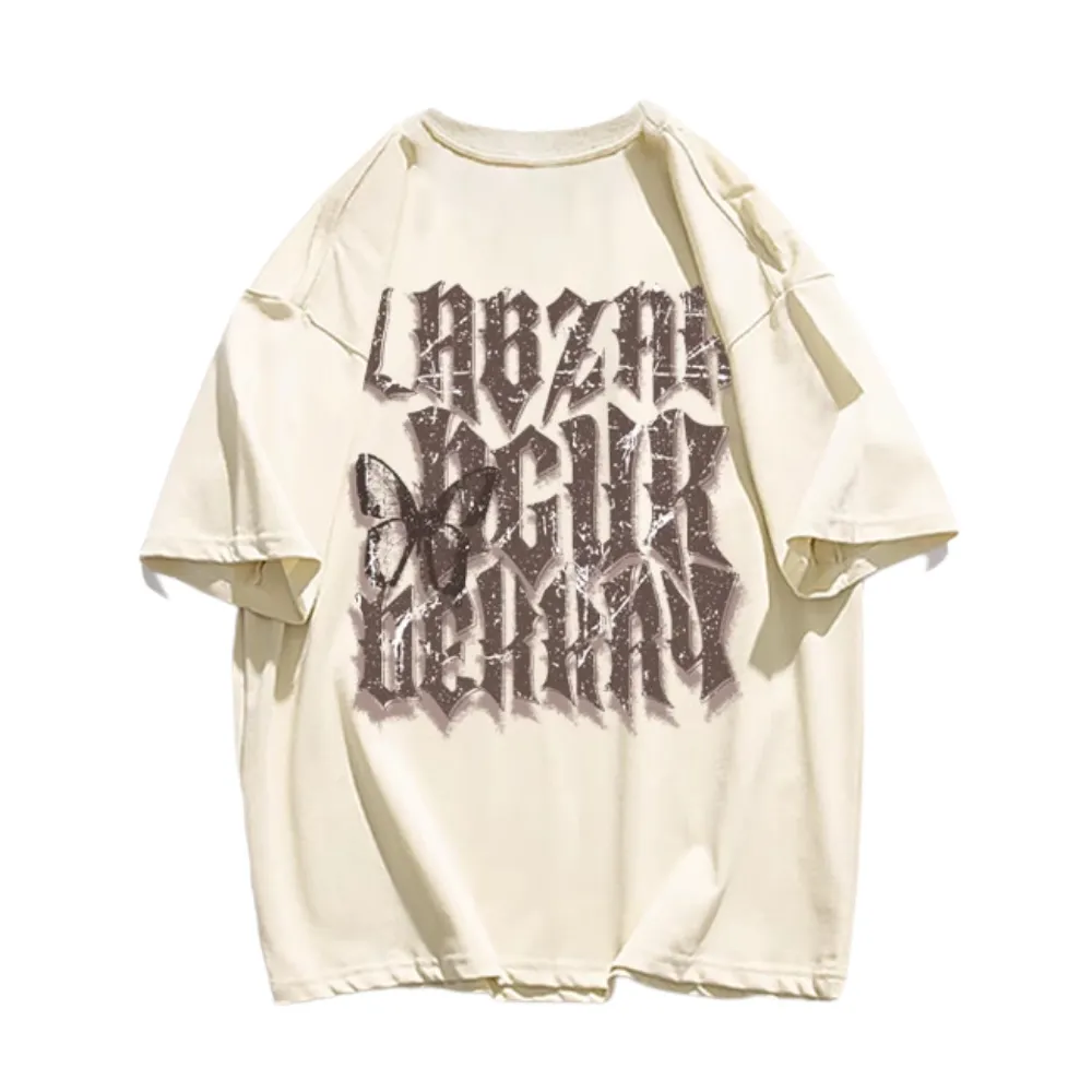 High Street Butterfly Letter T-shirt