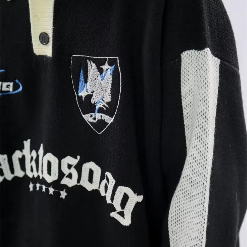 High Street Letter Polo Sweater