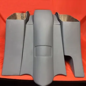 Honda VTX 1800 / 1300 6" Extended Stretched BOLT ON Out & Down Bags   Rear Fender   Rails Right Cut Out