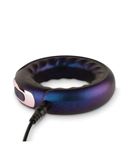 Hueman Saturn Vibrating Cock-ball Ring - Purple