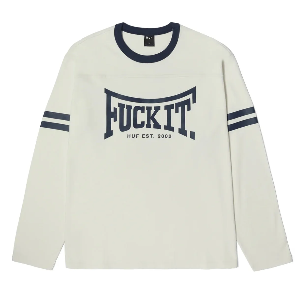 Huf - Exeter L/S Football Shirt Linen