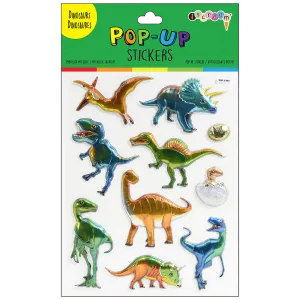 iscream- Dinosaur Pop-Up Stickers