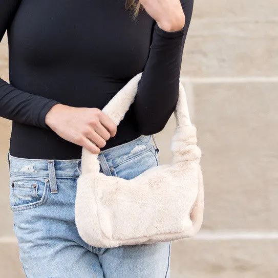 Izzie Plush Shoulder Bag