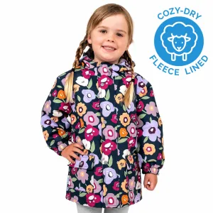 Jan & Jul Cozy-Dry Rain Jacket - Winter Flowers
