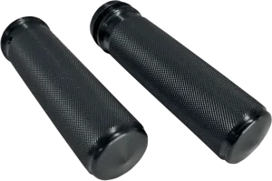 Joker Machine 03-89BLK Sensor-Type Knurled Handgrips - Black Anodized