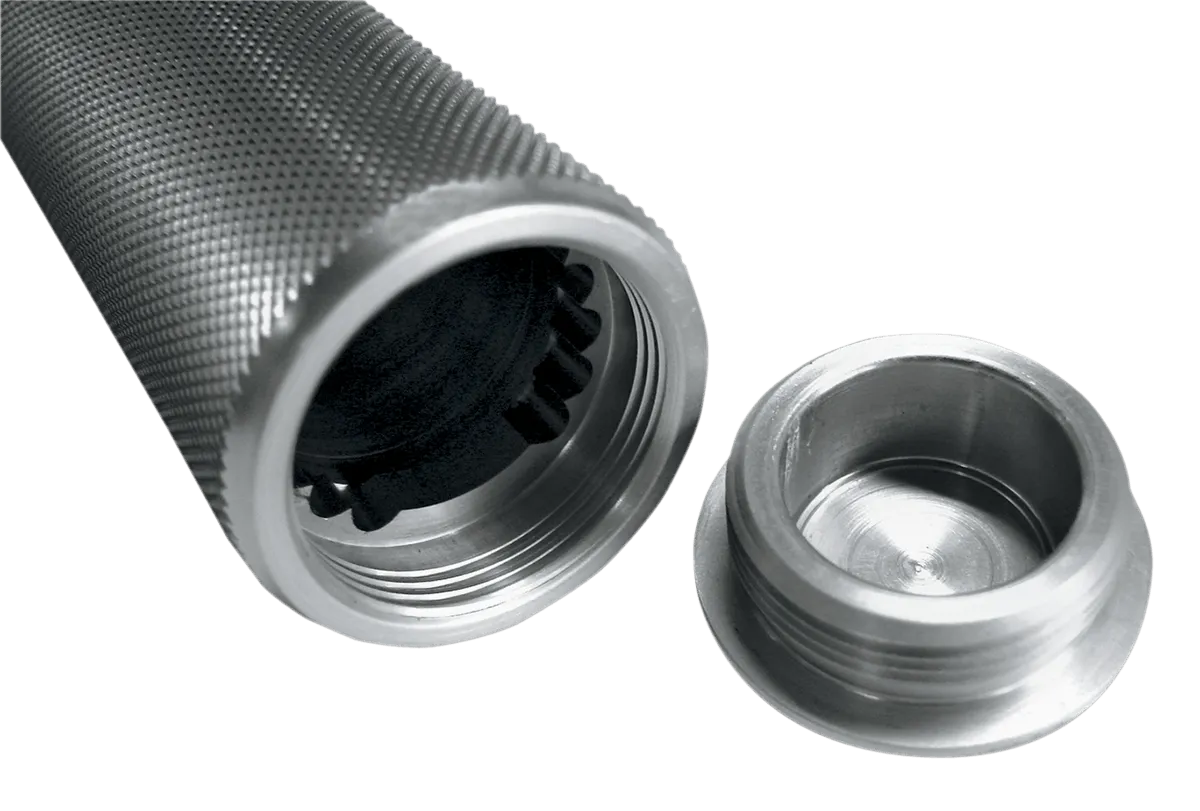 Joker Machine 03-89CL Sensor-Type Knurled Handgrips - Clear Anodized