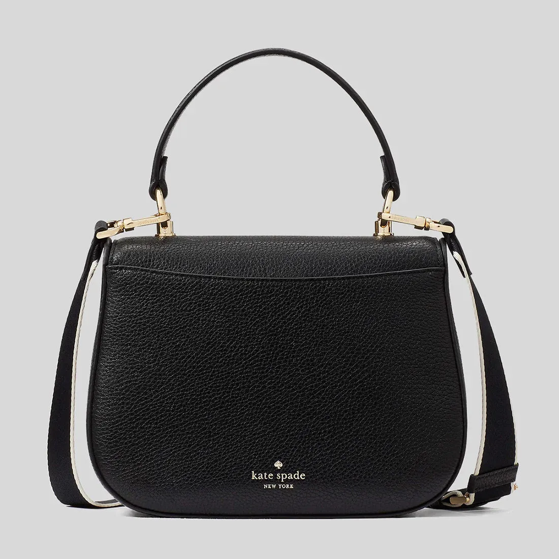 KATE SPADE Kyla Top Handle Saddle Bag Black RS-KF527