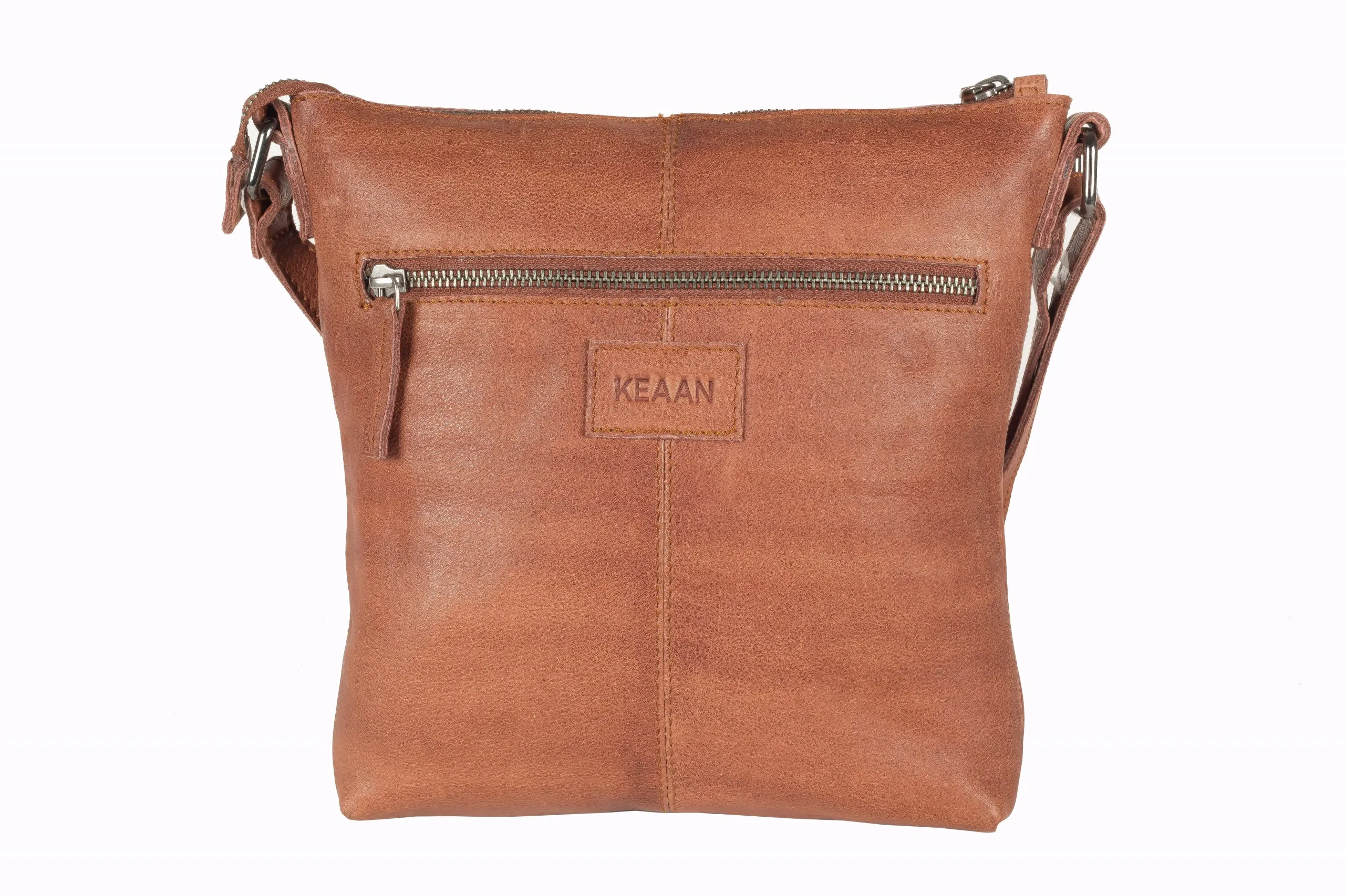 Keaan Isabella Medium Crossbody Bag in Peach, Tan, Black & Olive