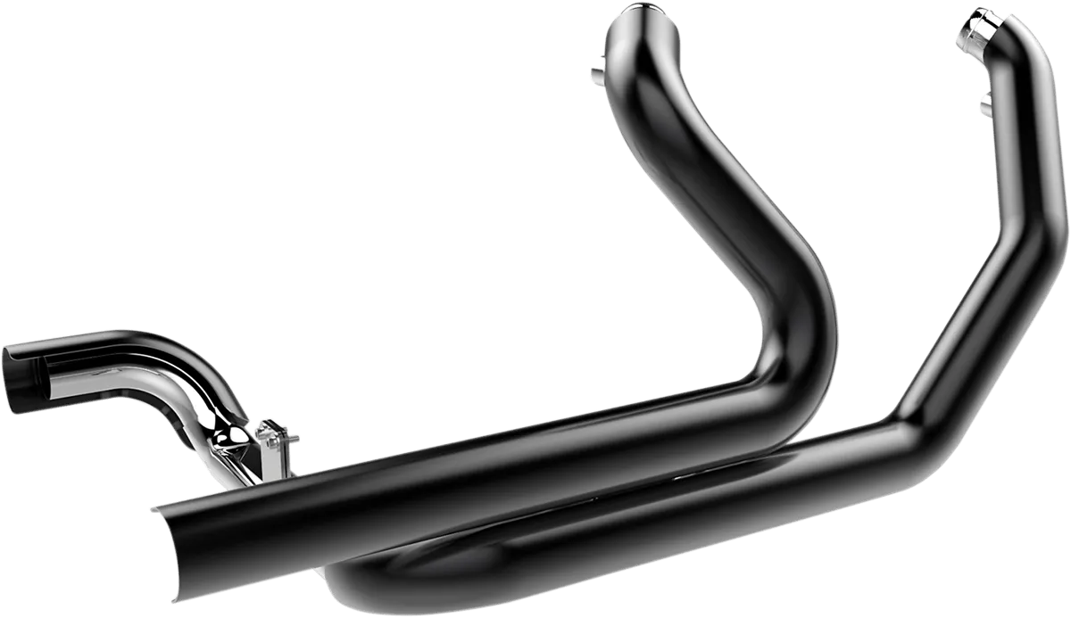 Khrome Werks 200860 2-Into-2 Crossover Headers with Heat Shields - Black