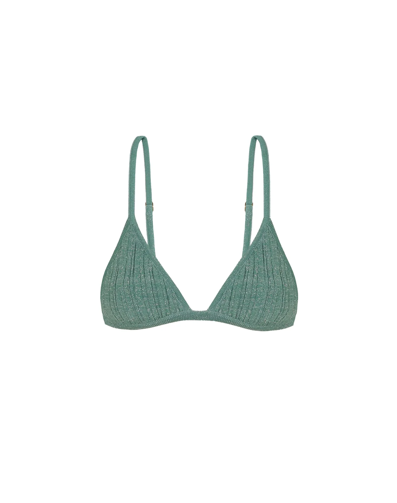 Knit Riley Tri Top - Seaglass