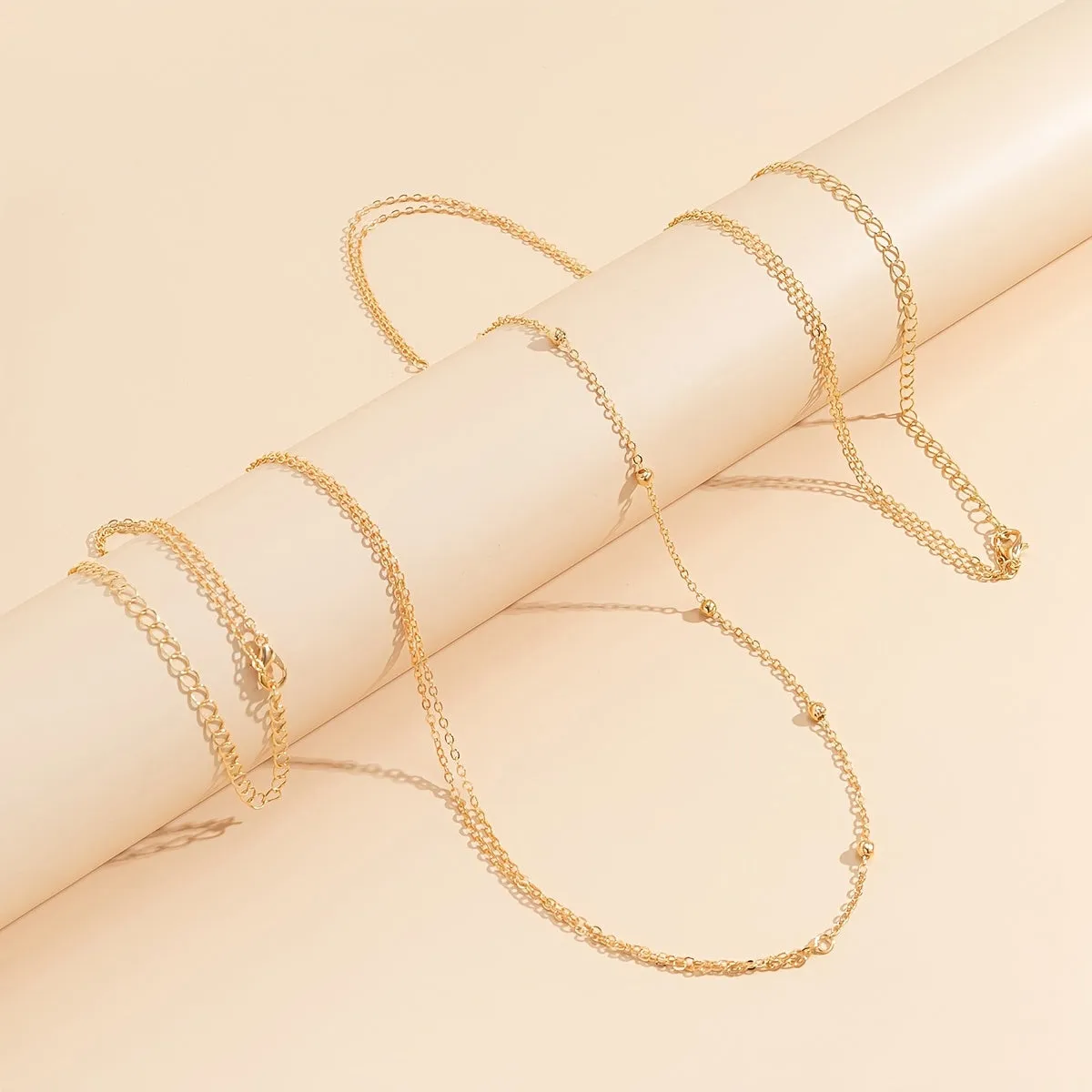 Ladies' Bohemian Style Golden Body Chain - Chic, Sexy, Perfect for Party & Festival Outfits