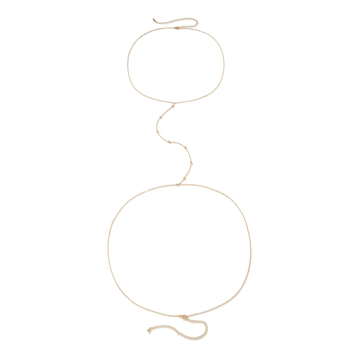 Ladies' Bohemian Style Golden Body Chain - Chic, Sexy, Perfect for Party & Festival Outfits