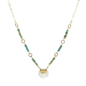 Laura J Turquoise Elements Necklace