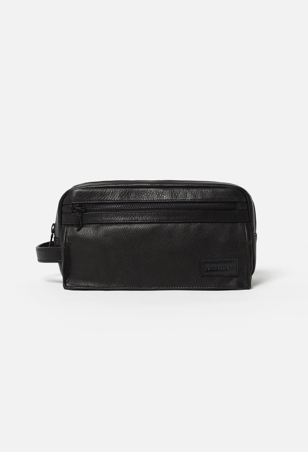 Leather Dopp Kit / Black