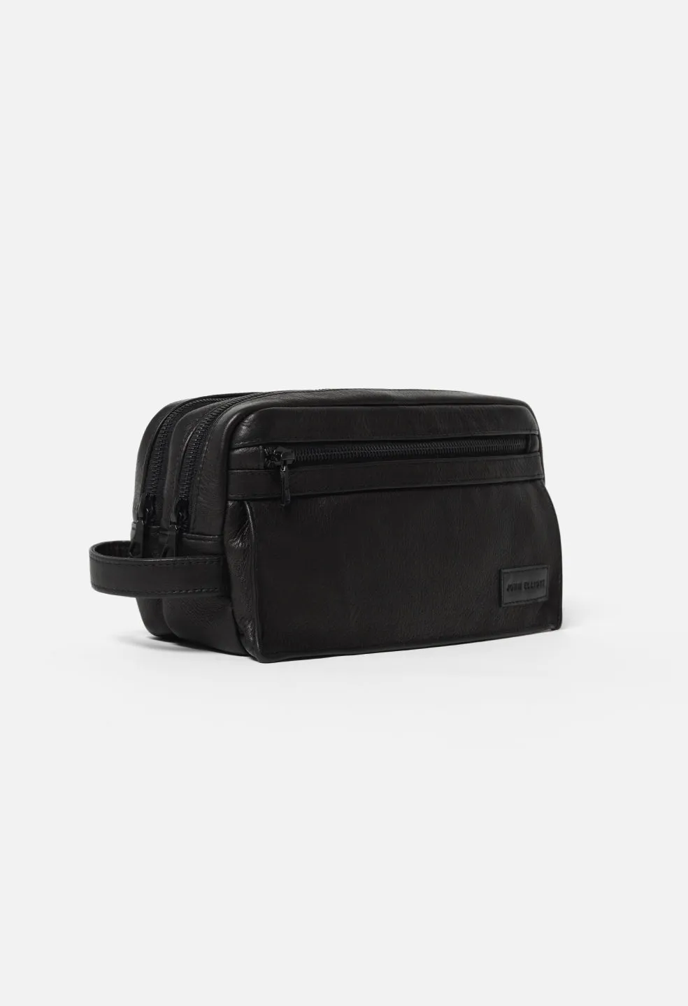 Leather Dopp Kit / Black