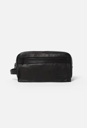 Leather Dopp Kit / Black