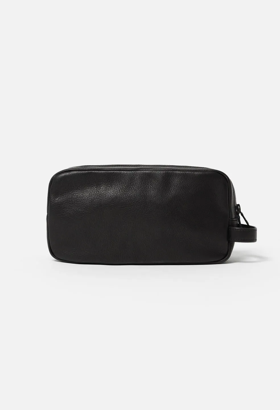 Leather Dopp Kit / Black
