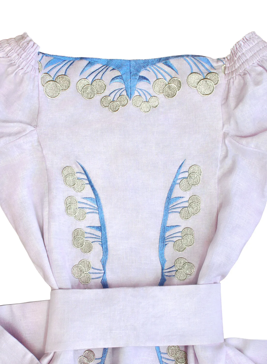 Light purple Kaftan in Bohemian style
