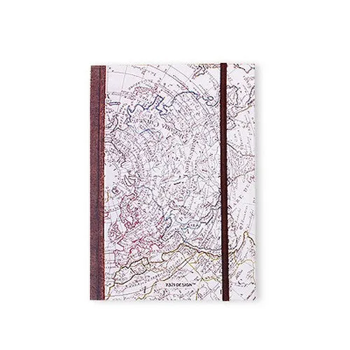 Line Notebook - Old Map 01
