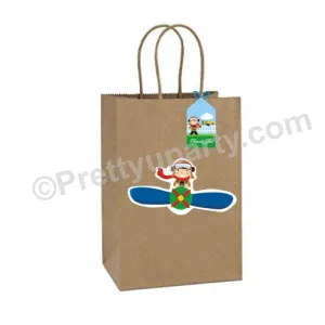 Little Aviator Theme Gift Bags - Pack of 10