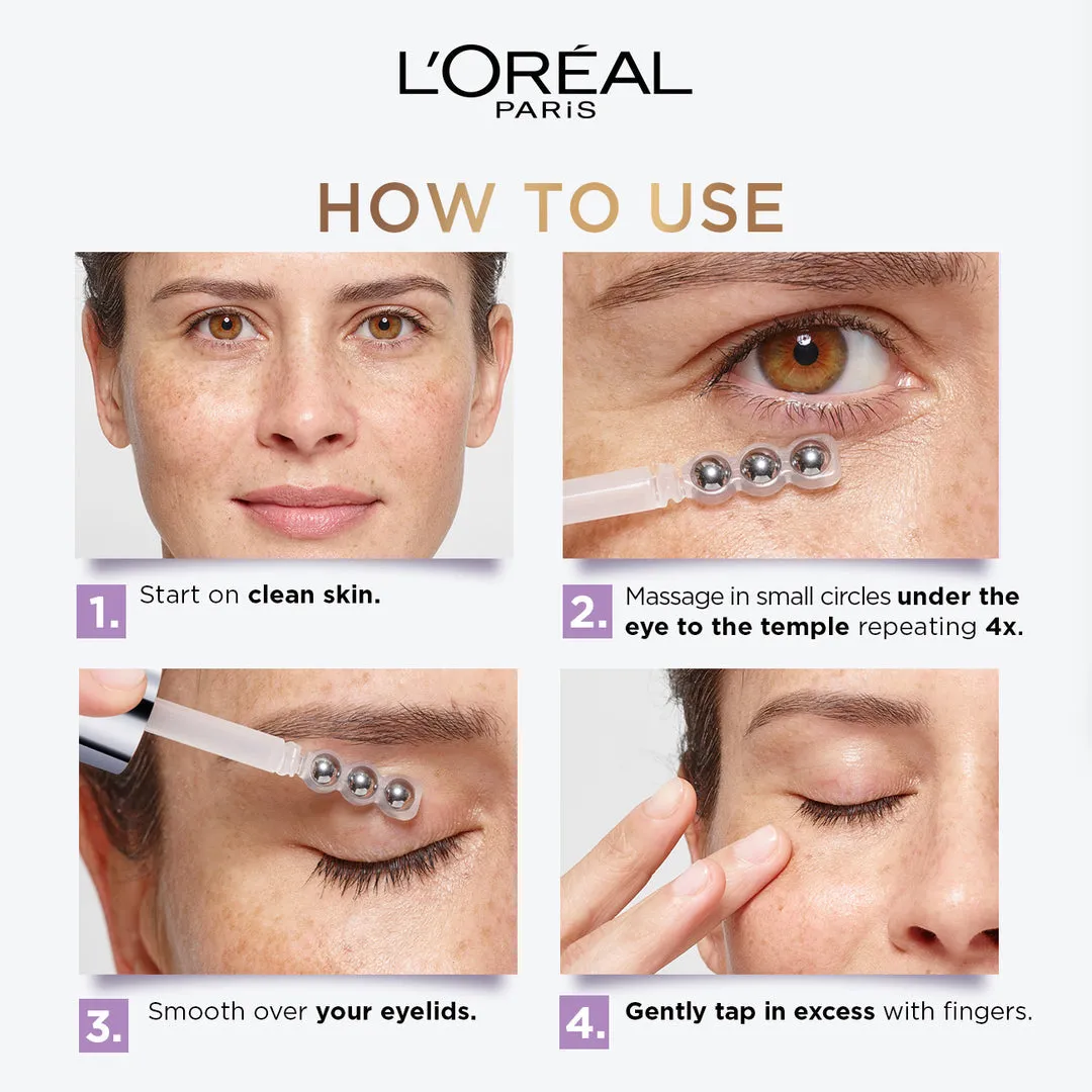 L'Oreal Paris Hyaluron Expert Eye Serum with 2.5% Hyaluronic Acid & Caffeine