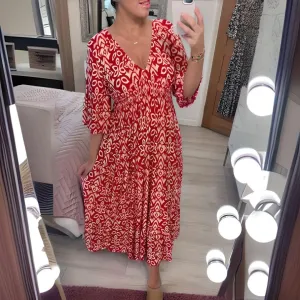 Lotus™ | Flowing Floral Maxi Dress