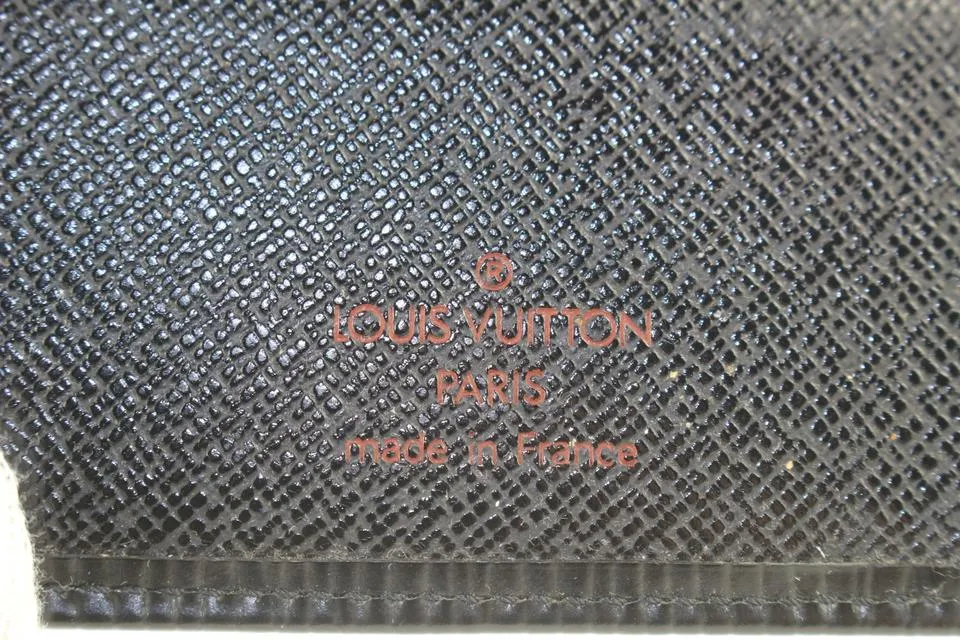 Louis Vuitton Black Epi Leather Long Bifold Wallet 275lvs216