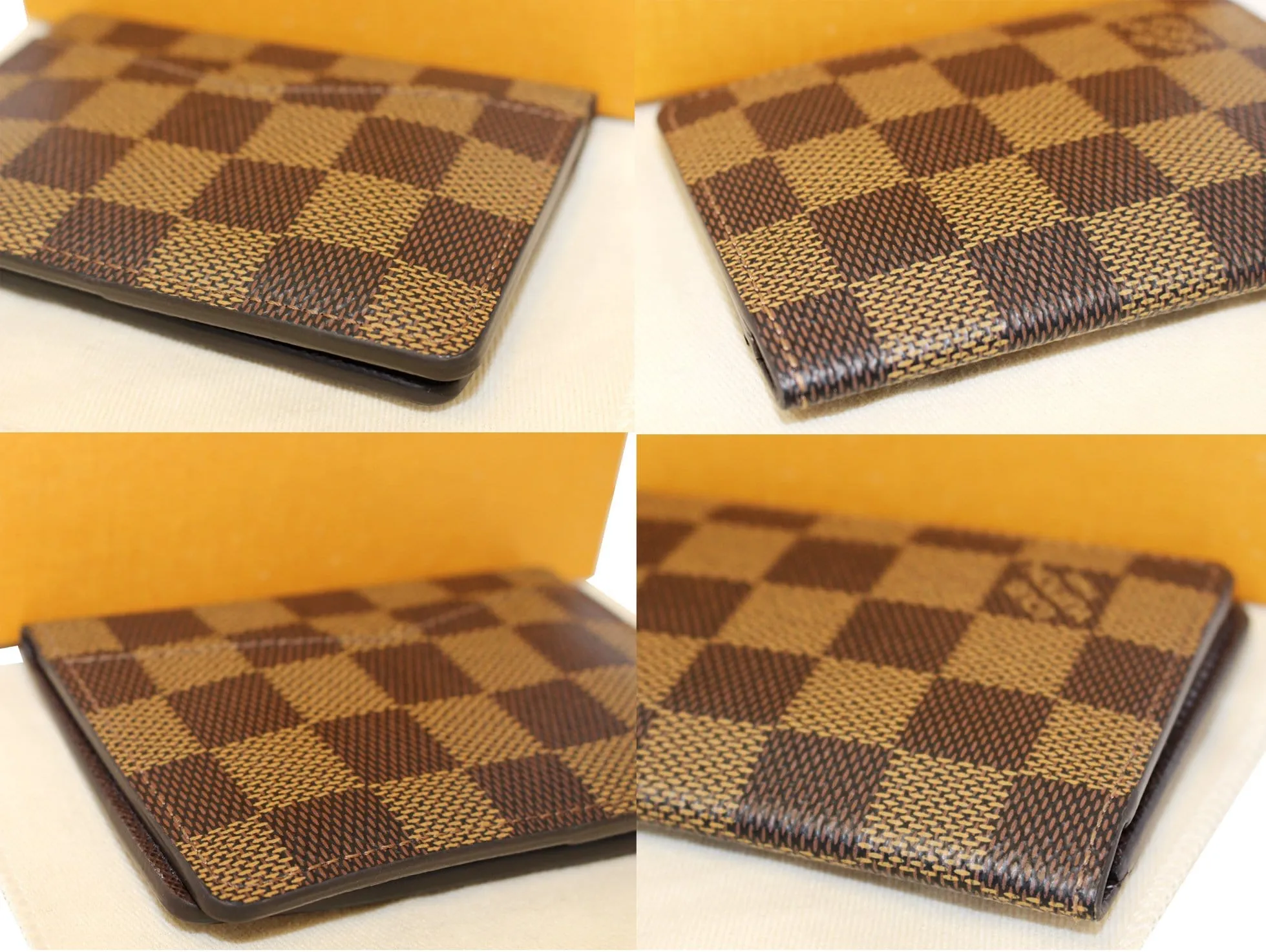 LOUIS VUITTON Damier Ebene Pocket Organizer