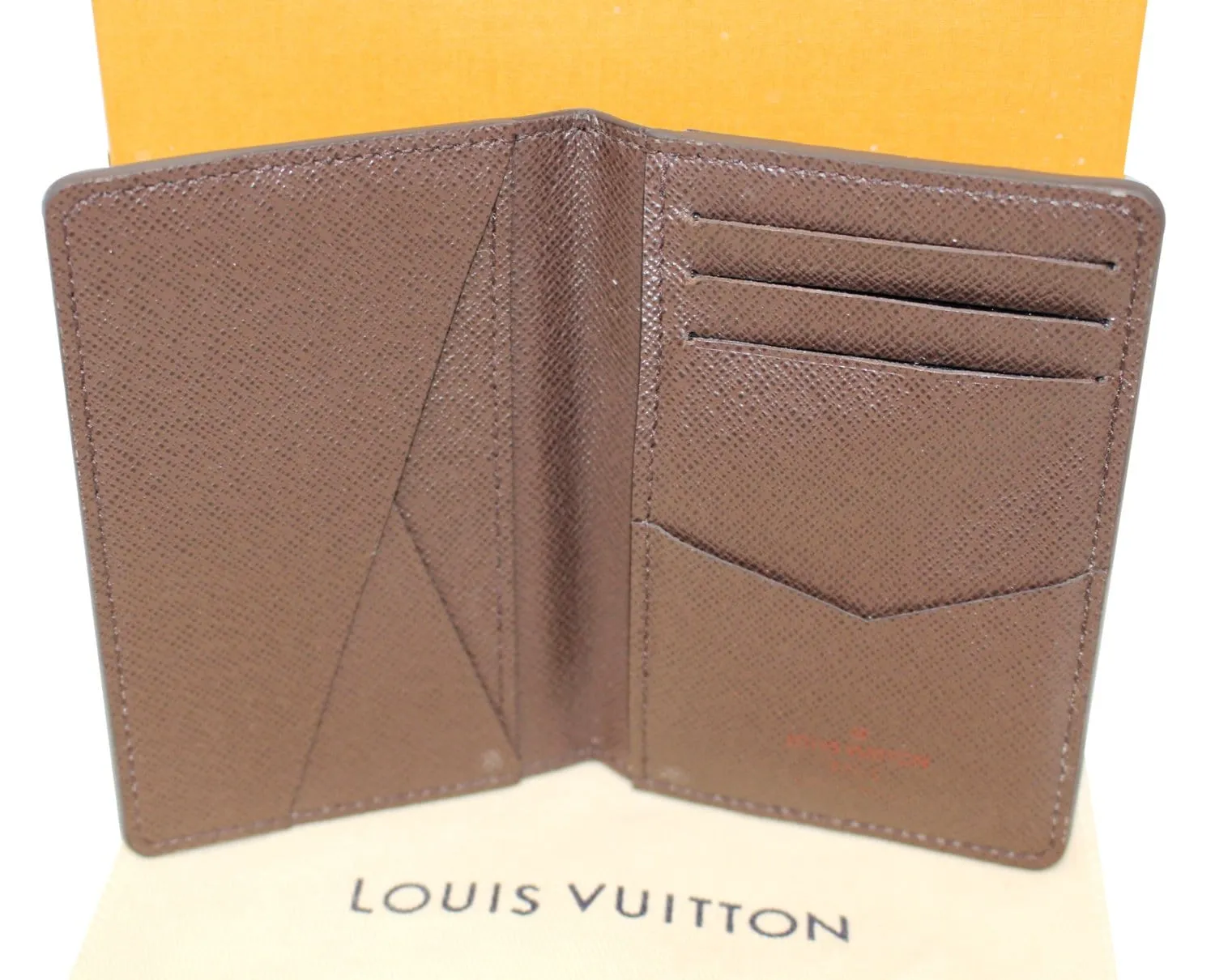 LOUIS VUITTON Damier Ebene Pocket Organizer