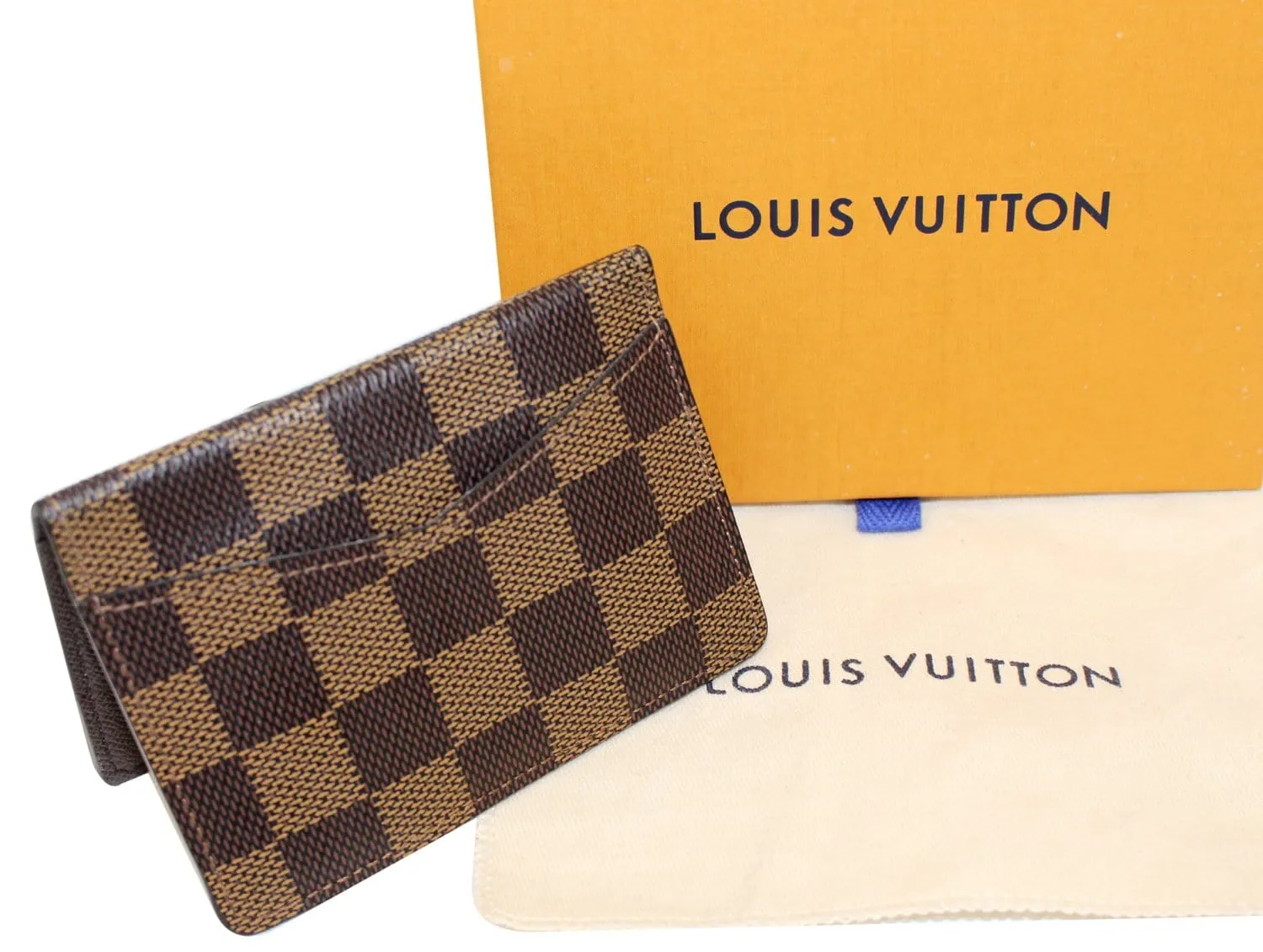 LOUIS VUITTON Damier Ebene Pocket Organizer