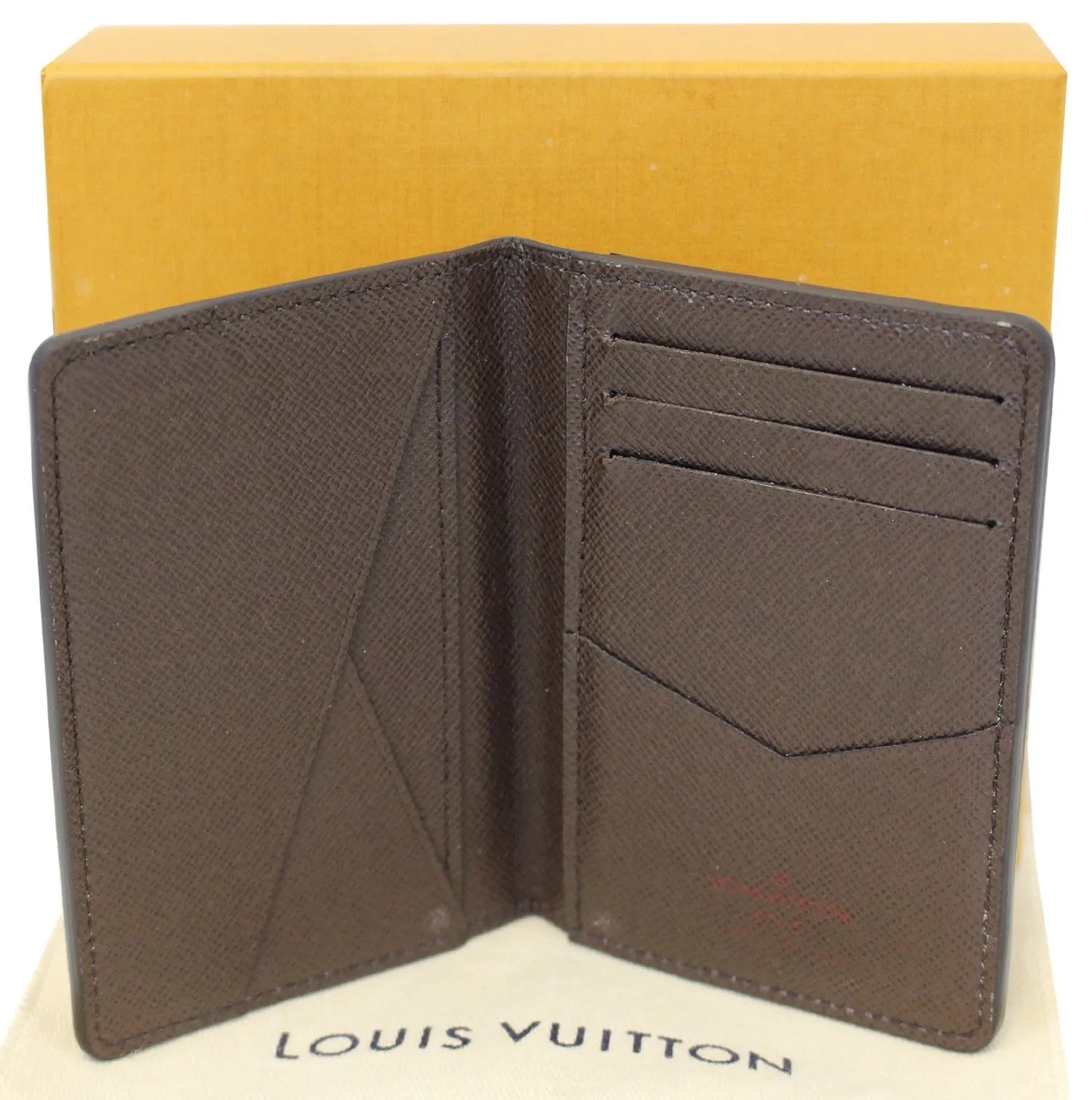 LOUIS VUITTON Damier Ebene Pocket Organizer