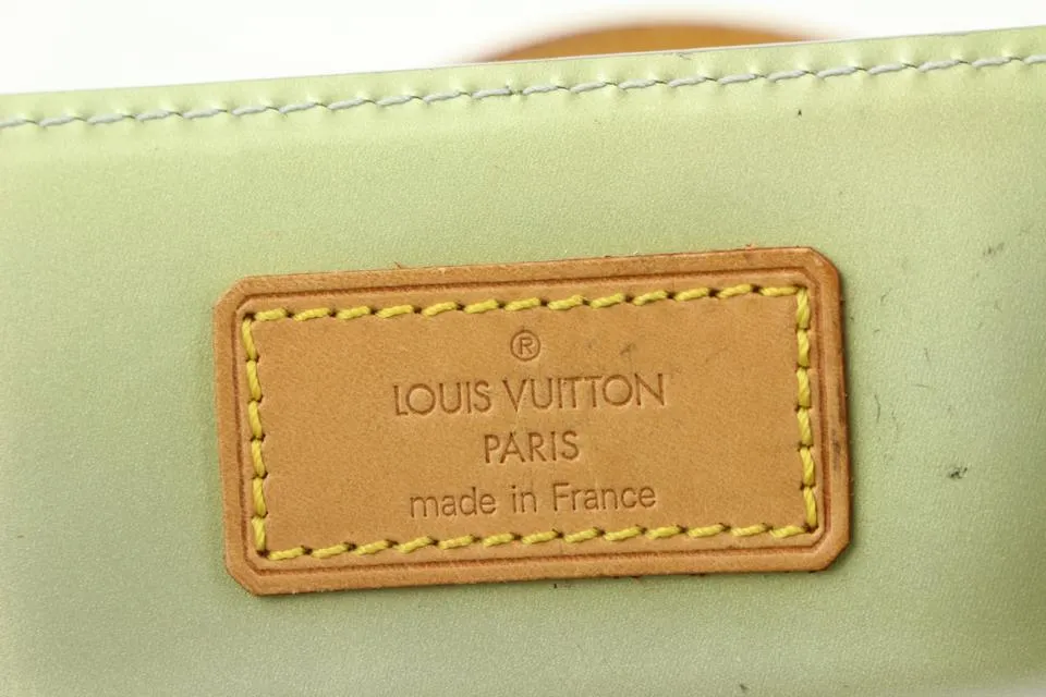 Louis Vuitton Green Monogram Vernis Reade MM Tote Bag 93lv98