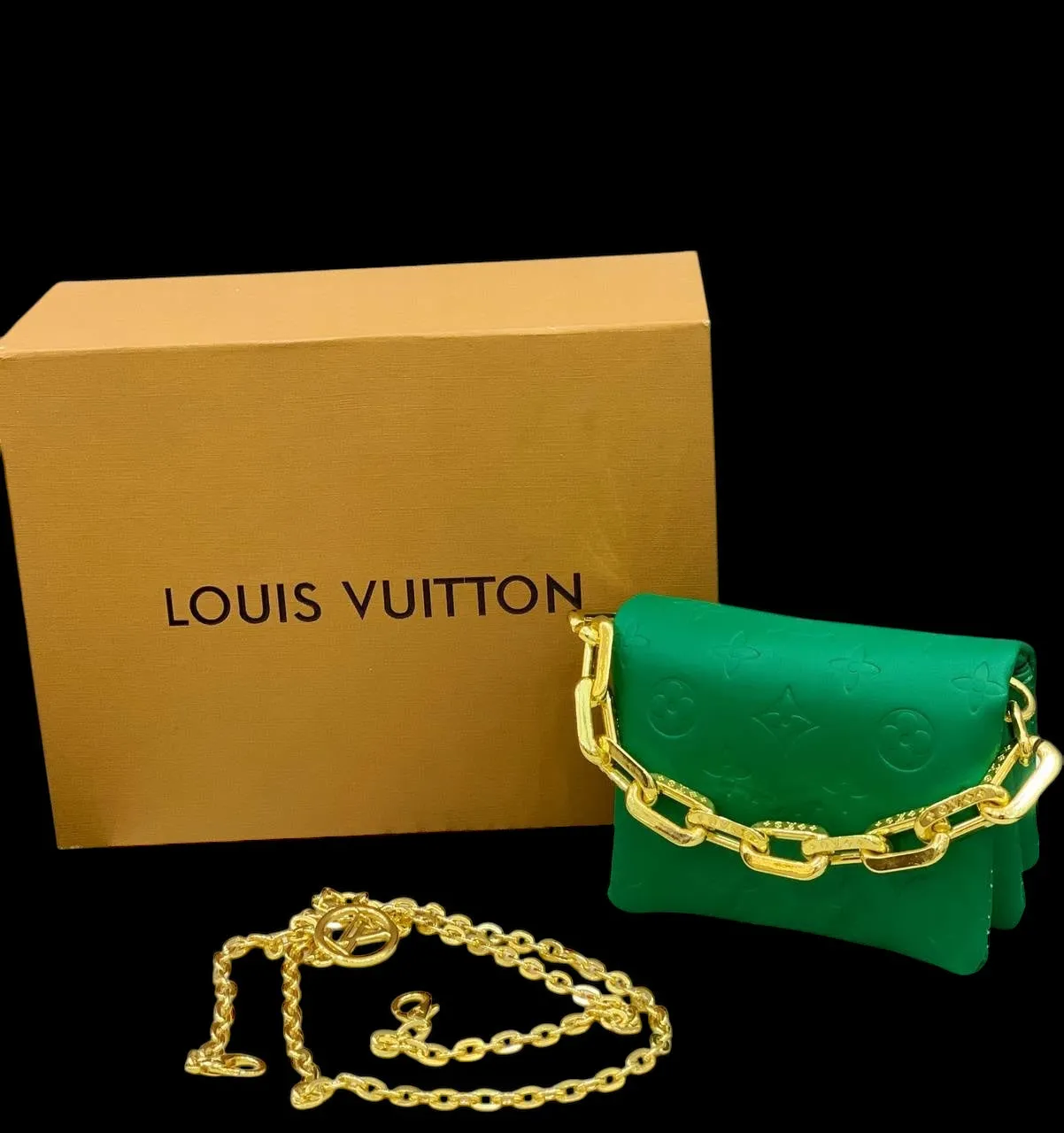 Louis Vuitton Micro Métis – Emerald Green Monogram with Gold Chain