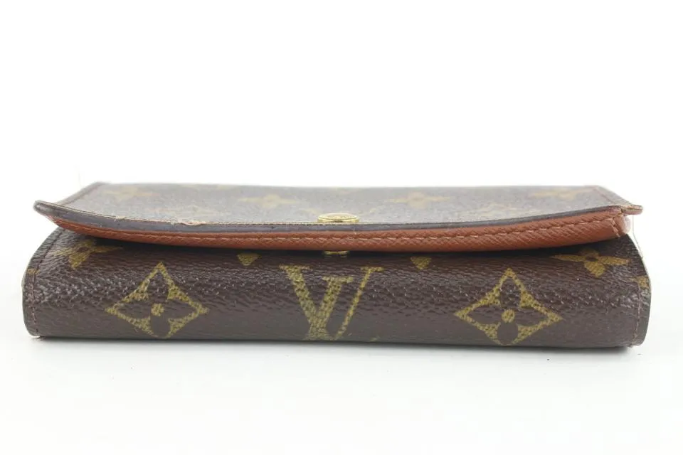 Louis Vuitton Monogram Compact Zippy Snap Wallet 144lvs430