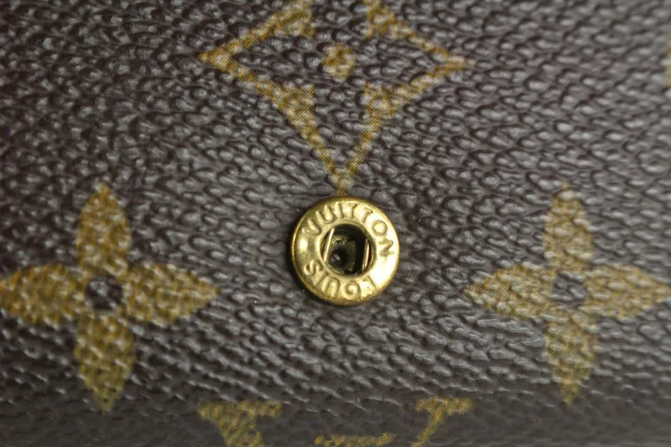 Louis Vuitton Monogram Compact Zippy Snap Wallet 144lvs430