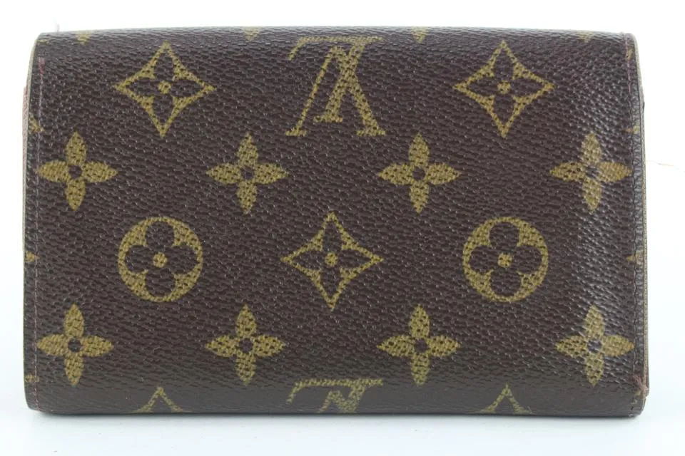 Louis Vuitton Monogram Compact Zippy Snap Wallet 144lvs430