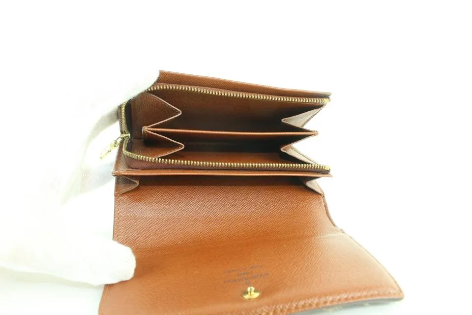 Louis Vuitton Monogram Compact Zippy Snap Wallet 144lvs430