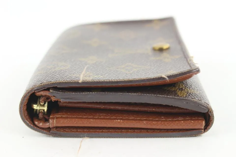 Louis Vuitton Monogram Compact Zippy Snap Wallet 144lvs430