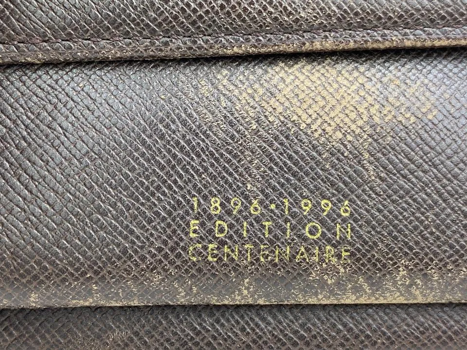 Louis Vuitton Rare Centenaire Edition Damier Ebene Bifold Multiple Wallet 6L102